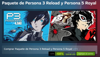 Paquete de Persona 3 Reload y Persona 5 Royal por $520 | Steam