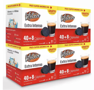192 cápsulas Extra Intenso Kfetea compatibles Dolce Gusto por 35.01€