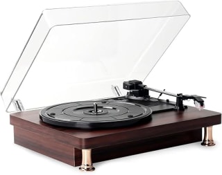 Tocadiscos automático con Bluetooth (33/45 RPM) por $729 en Amazon