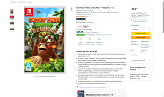 Donkey Kong Country Returns HD por $861 | Oferta Amazon