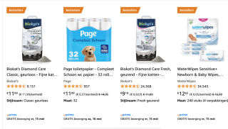 3+1 gratis op geselecteerde artikelen bij Amazon