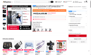 REDMAGIC 11 Pro 256GB por $13,511 | AliExpress