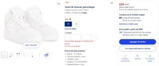 Tenis 18 Forever para Mujer por $99 en Coppel