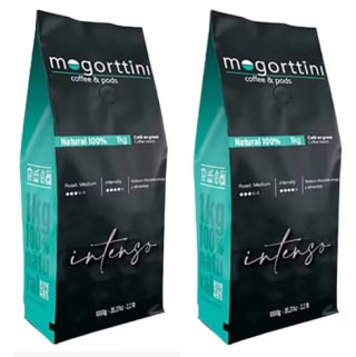 2 kilos Mogorttini espresso Intenso café natural por 17,84€