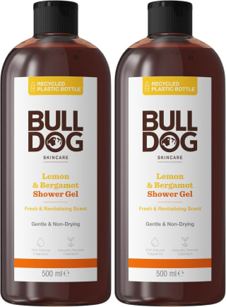 Bulldog Skincare Lemon & Bergamot, Men's Shower Gel, 500ml (Pack of 2) - £4.56 with