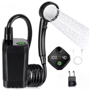Ducha eléctrica portátil para exteriores de 6000mAh por 21.91€