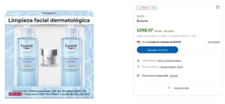 Kit Eucerin DermatoCLEAN por $399 en Sam's Club