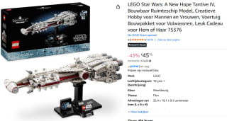 LEGO Star Wars Tantive IV 75376 voor €45,75 bij Amazon