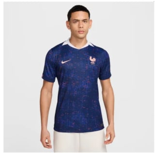 Maillot de football Homme FFF M NK DF STAD JSY SS HM Bleu à 49,99€