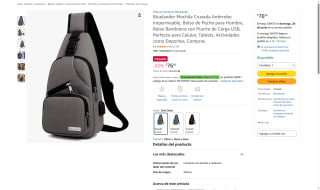 Mochila Antirrobo Bluelander por $76 | Oferta Amazon