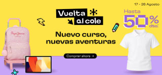 Oferta Vuelta al Cole hasta 50% descuento + 23€ en cupones Miravia super descuentos