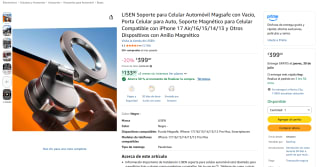 Soporte para Celular LISEN Magsafe por $200 | Oferta Amazon
