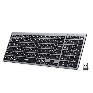 UGREEN Wireless Bluetooth Keyboard (UK Layout) – Mini & Rechargeable – £19.97