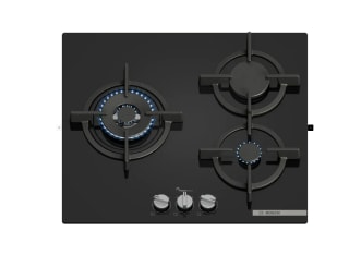 Placa de gas Bosch PPC6A6I10 3 zonas vidrio templado negro por 174,25€