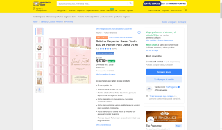 Sabrina Carpenter Sweet Tooth 75ml por $578 | Oferta Mercado Libre