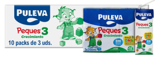 Puleva Peques 3 Leche de Crecimiento +12 Meses Caja 10 Packs 3 x 200 ml por 7.28€