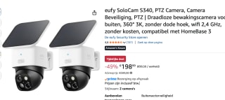 eufy SoloCam S340 (2-pack) voor €198,99 bij Amazon