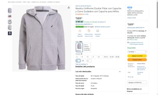 Sudadera Nautica Niño por $569 | Oferta Amazon