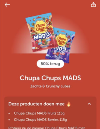 Chupa Chups Mads / Klene Cryptomunten / Mentos Vibes gratis via Tikkie/Jumbo