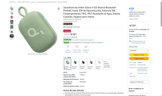 Soundcore Select 4 GO Bocina Bluetooth por $419 | Oferta Amazon
