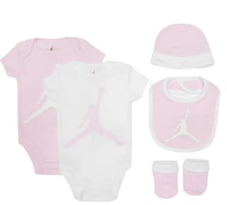 Baby Nike Jordan Jersey Box Set 5P White Pink por 13.5€