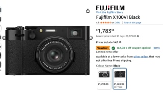 Fujifilm X100VI zwart voor €1619 bij Amazon