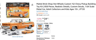 Hot Wheels Custom '62 Chevy Pickup voor €24,51 bij Amazon