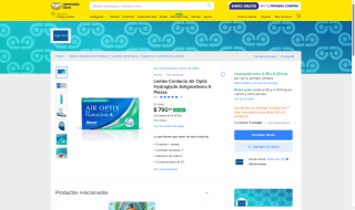 Lentes de Contacto Air Optix Hydraglyde 1 Mes por $791 | Mercado Libre