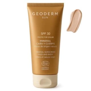 Natuurlijke getinte spf 30 zonnecrème gezicht Biobey afgeprijsd