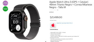 Apple Watch Ultra 3 49mm 64GB por $16,999 | Costco (PayPal)