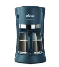 Ufesa Capriccio Cafetera de Goteo, 6 Tazas, 600W por 15.98€