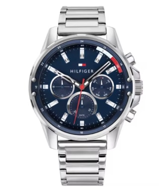Tommy Hilfiger Reloj hombre 1791788, multifunción de cuarzo, esfera azul por 64.99€