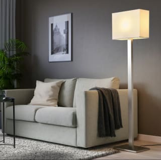 TOMELILLA Lámpara de pie niquelado blanco 150 cm por 39,99€