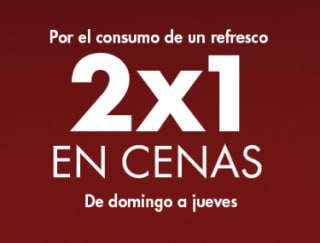 VIPS 2x1 en cenas de domingo a jueves