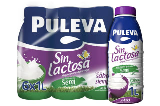 Puleva sin lactosa semidesnatada 6 x 1 l por 6,78€