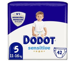 DODOT Sensitive Pañales Talla 5 (11-16 Kg) 42 Unidad a 19,57€ (70% en 1 al comprar 2)
