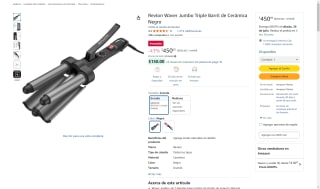 Waver Jumbo Cerámica por $450 | Oferta Amazon