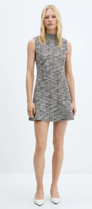 Vestido tweed jaspeado por 8.99€