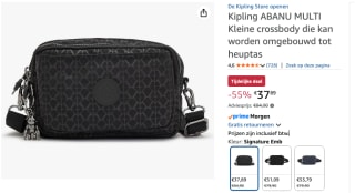 Kipling Abanu Multi heuptas voor €37,89 bij Amazon