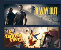 It takes two en A way out bundel voor € 10,43 via Steam