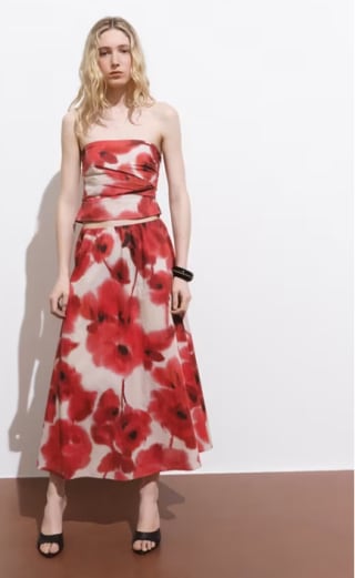 Top bandeau estampado floral por 3.99€