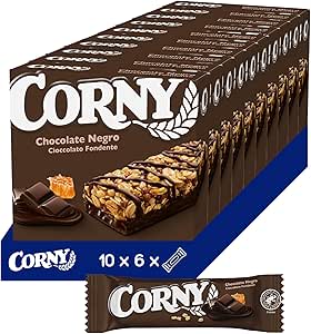 Corny Barritas Chocolate Negro 60 Unidades por 26,78€