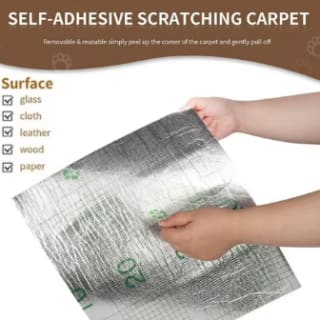 Alfombra autoadhesiva p/Rascar Gatos 30x30cm Dto. Bienvenida $925 En AliExpress.com