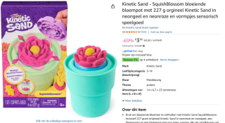 Spinmaster Squishblossom Kinetic Sand Playset voor €3,99 bij Amazon