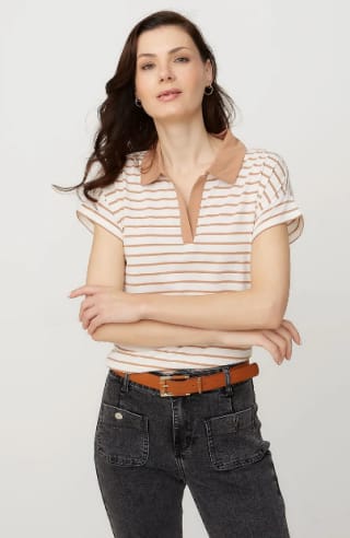 Polera Manga Corta Mujer APOLOGY $4.990 Oferta solo en Falabella.com