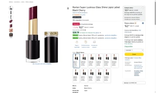 Lápiz Labial Revlon Black Cherry por $62 | Oferta Amazon