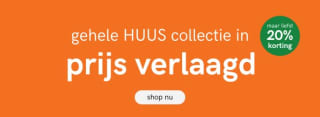 20% korting op de gehele HUUS collectie