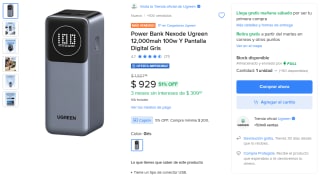 Power Bank Nexode Ugreen 12,000mAh por $883 | Mercado Libre