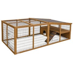 Kerbl Pet 81708 Recinto exterior de madera con barrera de escape 220x115x75 cm a 99€