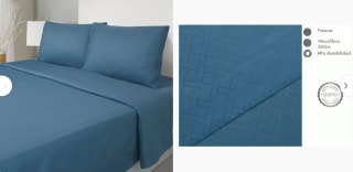 Juego de Sabanas Arthome 1.5 Plaza Azul por $13.990
